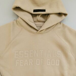 Fear of God Essentials Hoodie Smoke